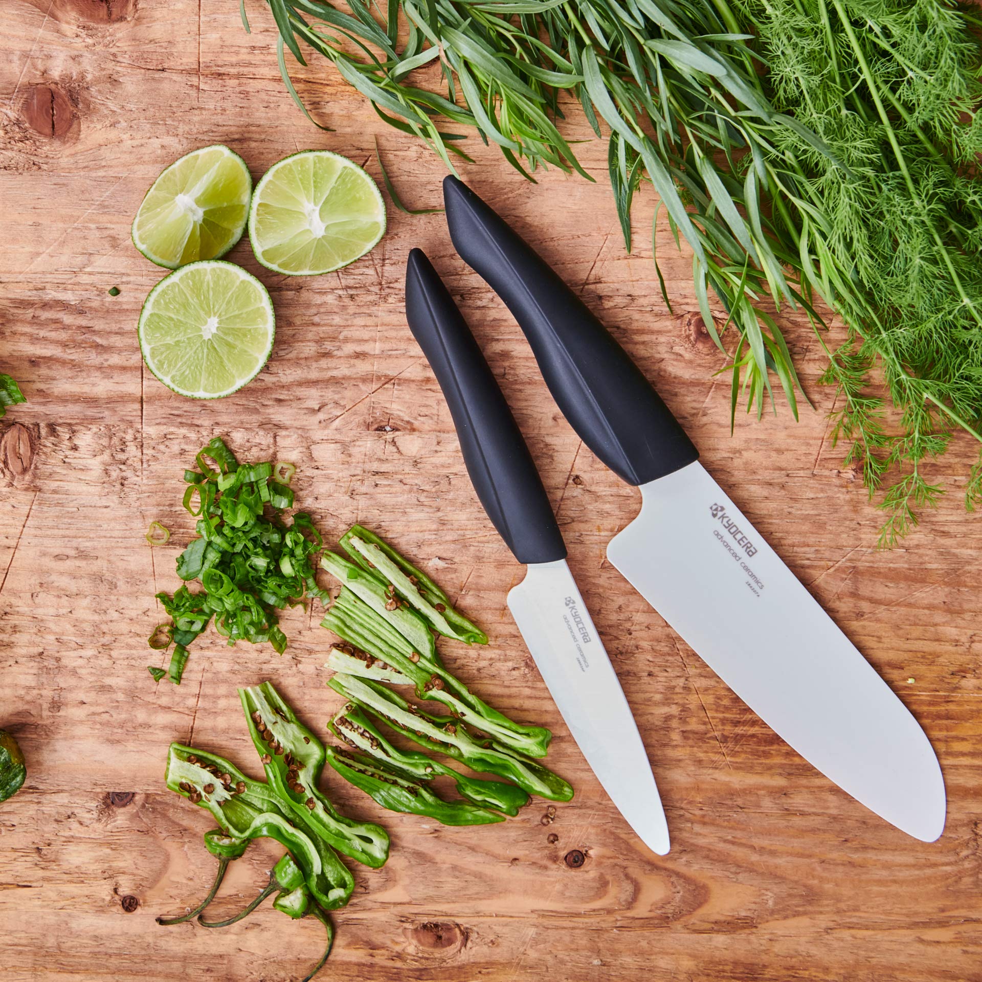 Amazon | Kyocera INNOVATIONwhite セラミックキッチンナイフ3点セット